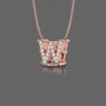 Letter "W" Gold Pendant