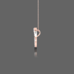 Gleaming Heart Name Pendant