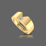 Versatile Solitaire Ring for Him