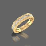 Dainty Textured Wedding Band