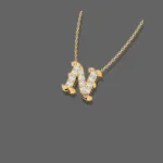 Letter "N" Gold Pendant