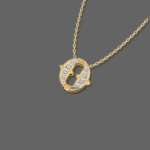 Letter "O" Gold Pendant