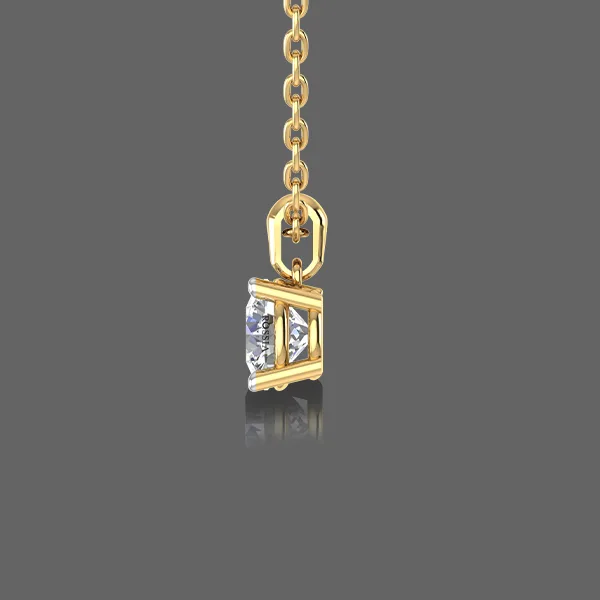 0.60 CT Round Solitaire Diamond Pendant 0.60 CT Round Solitaire Diamond Pendant
