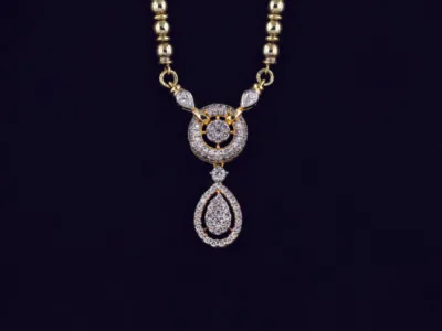 Celestial Diamond Mangalsutra Pendant
