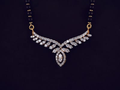 Captivate Diamond Mangalsutra Pendant