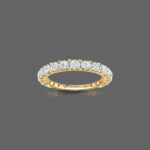 Solemn Diamond Wedding Band
