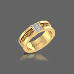 Princess Quartet Men's Ring