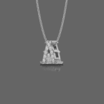 Letter "A" Gold Pendant