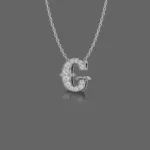 Letter "G" Gold Pendant