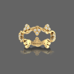 Osier Berry Bling Wedding Band