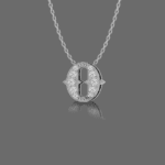 Letter "O" Gold Pendant
