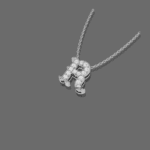 Letter "R" Gold Pendant
