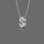 Letter "S" Gold Pendant