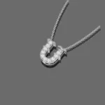Letter "U" Gold Pendant