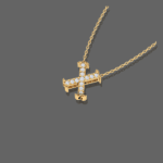 Letter "X" Gold Pendant