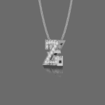 Letter "Z" Gold Pendant