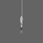 Tailored Two Hearts Name Pendant