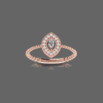 Marquise Halo Ring