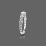 Solemn Diamond Wedding Band