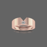 Versatile Solitaire Ring for Him