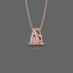 Letter "A" Gold Pendant