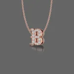 Letter "B" Gold Pendant