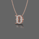 Letter "D" Gold Pendant