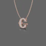 Letter "G" Gold Pendant
