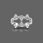 Osier Berry Bling Wedding Band