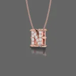 Letter "N" Gold Pendant