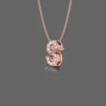 Letter "S" Gold Pendant