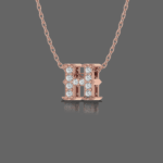 Letter "H" Gold Pendant