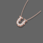 Letter "U" Gold Pendant