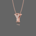 Letter "Y" Gold Pendant
