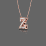Letter "Z" Gold Pendant