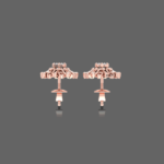 Lacy Petal Dance Diamond Earring