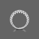 Solemn Diamond Wedding Band