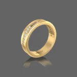 Acrux Bling Wedding Band Ring