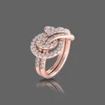 Endearing Swirl Cocktail Ring