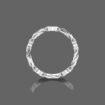 Osier Berry Bling Wedding Band