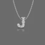 Letter "J" Gold Pendant