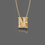 Letter "N" Gold Pendant