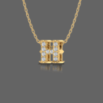 Letter "H" Gold Pendant