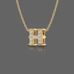 Letter "H" Gold Pendant