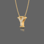 Letter "Y" Gold Pendant