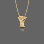 Letter "Y" Gold Pendant