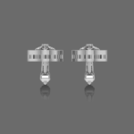 Dewy Elegance Diamond Hoops Earrings