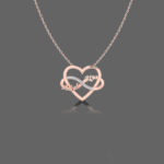 Heart Infinity Name Pendant