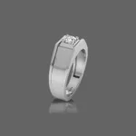 Signature Masculine Spark Ring For Men