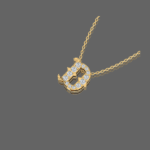 Letter "D" Gold Pendant